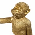 Monkey banana holder, gold, H40x20x20cm