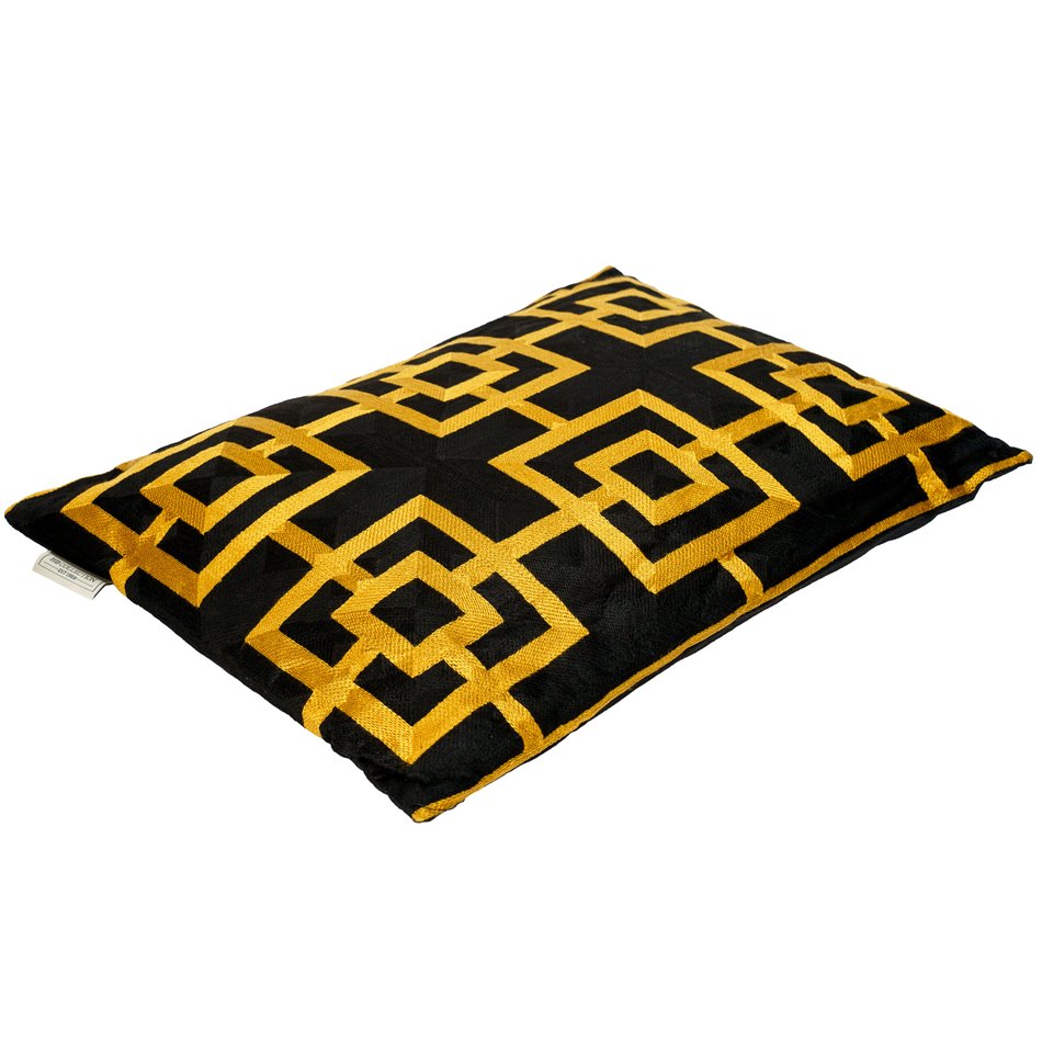 Cushion Gold L, 8x60x40cm