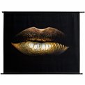 Wall hanging Glamour Kiss Gold, 146x110cm