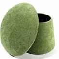 Stool Mushroom 14B, green color, D45.5x43cm