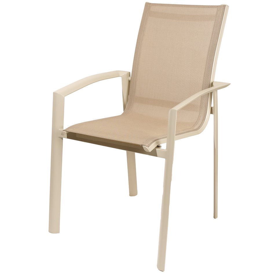 Chair Laxant, beige color, H94x57x63cm