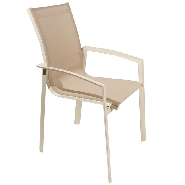 Chair Laxant, beige color, H94x57x63cm