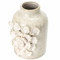 Ваза White Flowers, stoneware, 18.5x14x13cm