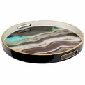 Decorative tray round Fuente L, H4 D40cm