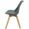 Chair Baya, grey color, H81x47x47cm, seat height 45cm