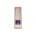 Candle set of 4, pearl, 28cm