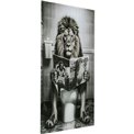 Glass picture Bath Lion, 60x80cm