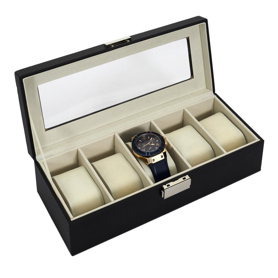 Storage box for watches, H8x29x12cm