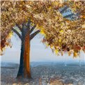 Canvas painting Golden Tree II, 80x120cm