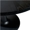 Dining table Torino, black veneer, D100xH76cm