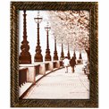 Photo frame Patti, brown/gold colors, 20x25cm