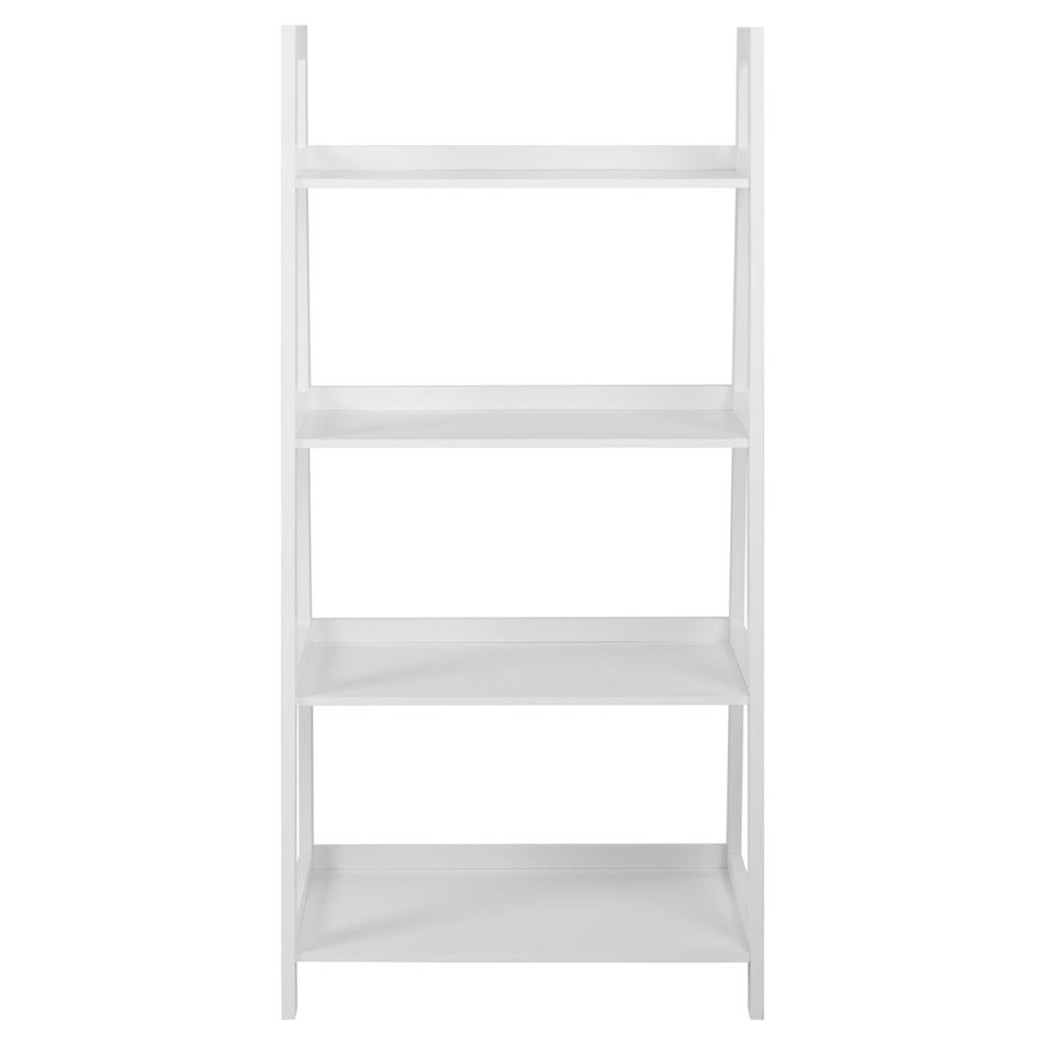 Bookcase Awally, white, 63x40x130cm