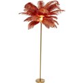 Floor lamp Feather Palm, rusty red, H165cm, E27 35W(MAX)