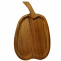 Acacia wood plate Foalow, 32x20xH2cm