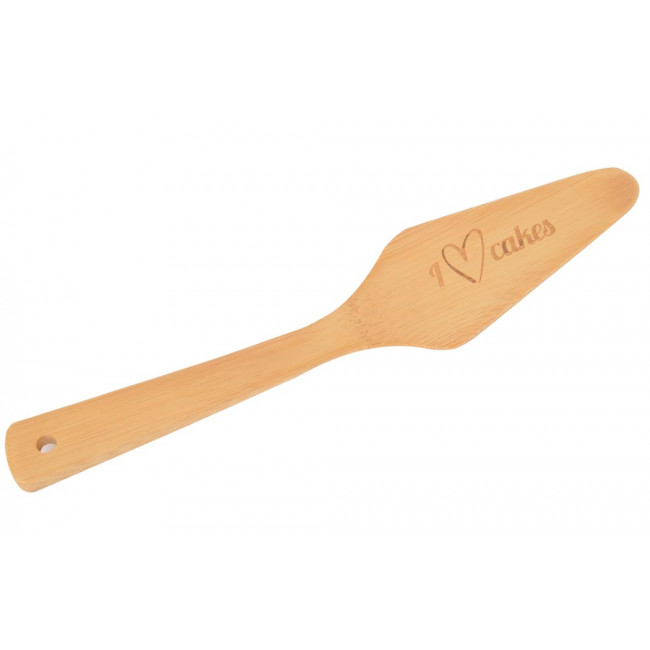 Cake Shovel "I love cakes", bamboo, 29.5x6cm