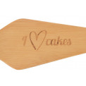 Cake Shovel "I love cakes", bamboo, 29.5x6cm