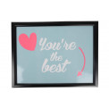 Поднос на подушке You're the best, 44x34см