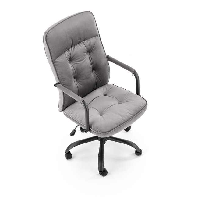 Office chair Holinn, grey, H102-110x54x57cm, seat H44-52cm