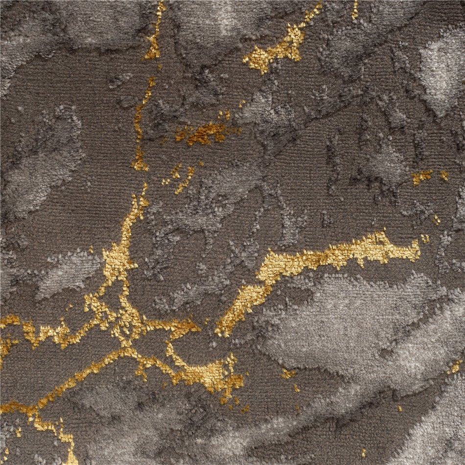 Carpet Larmaris, grey/gold colors, 80x150cm