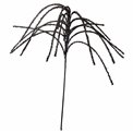 Decorative plant Willow bush black, черный, H115cm