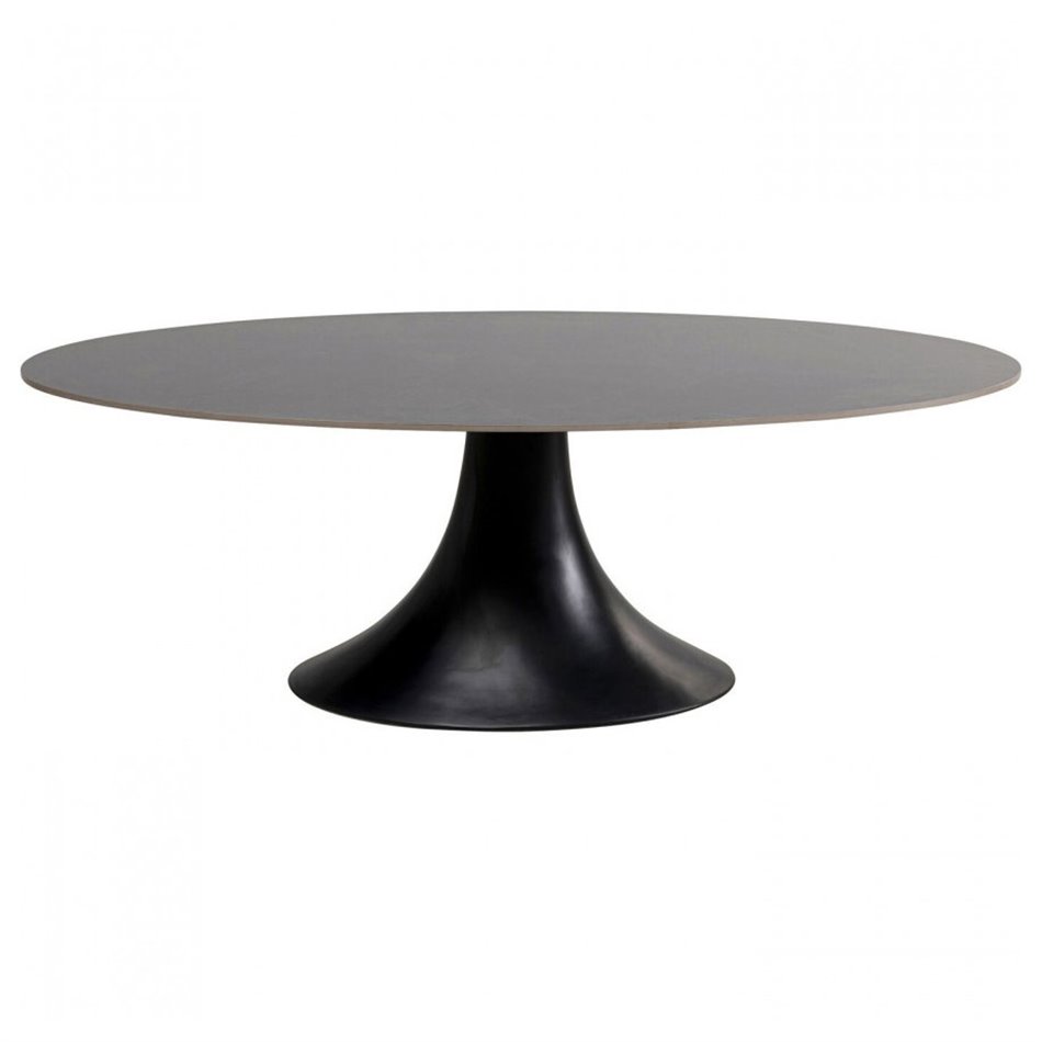 Dining table Grande Possibilita, black, H77x220x120cm