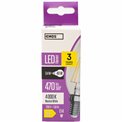 LED Bulb FLM Candle NW E14 3.4W, 470lm, 4000K, H10cm D3.5cm