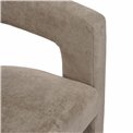 Accent chair Mailly 5, beige color, H75x65x57cm, seat height 47.5cm