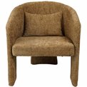 Armchair Jonita, brown color, H79x70x64cm, seat H42cm