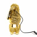 Table lamp Dog gold, 32.0x15.5x34.0