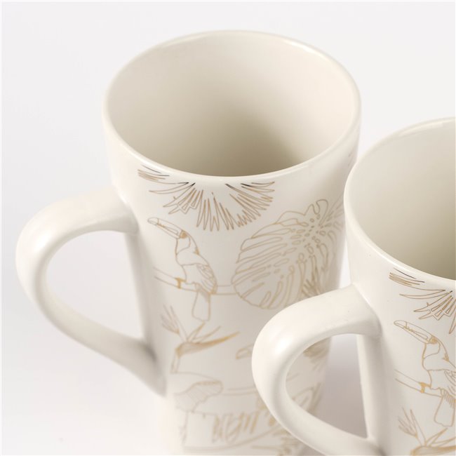 Mugs Toucan L, 500ml, set of 2, H15,3x12,5x8,7cm