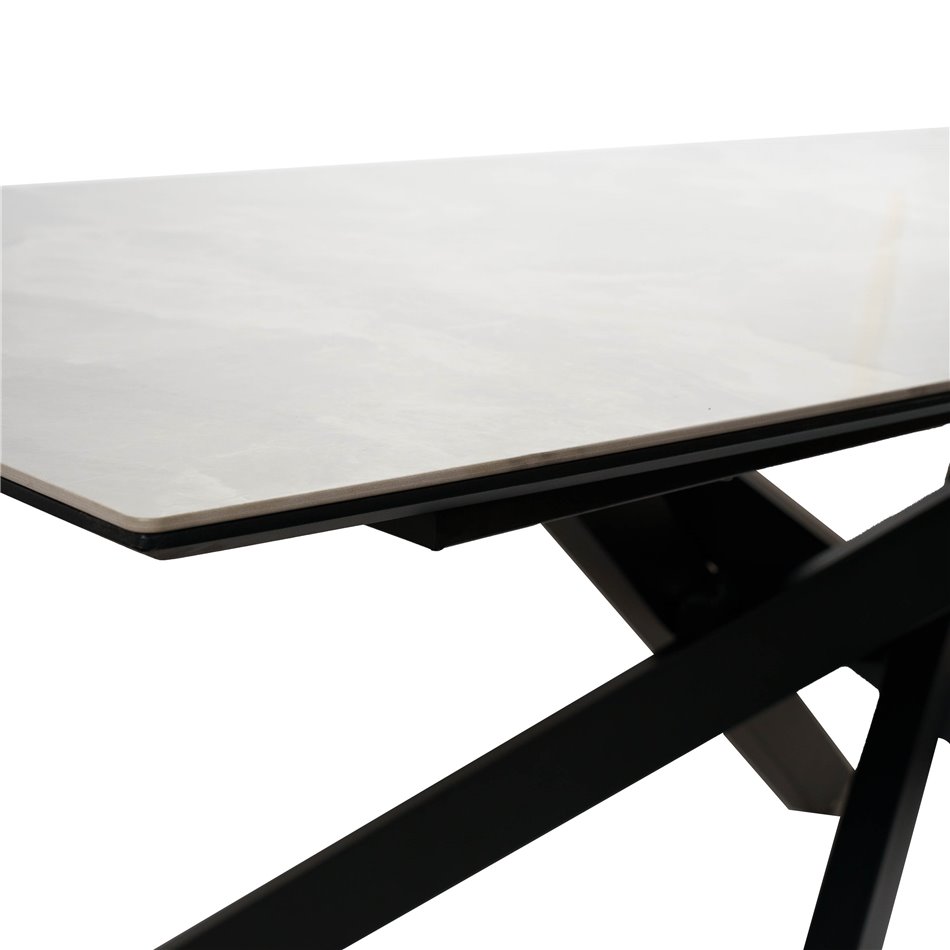 Dining table Lafitte LGR, light grey/ceramic,180x90xH75cm