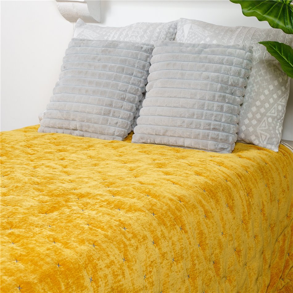 Bed cover Juva, velvet, 220x240cm