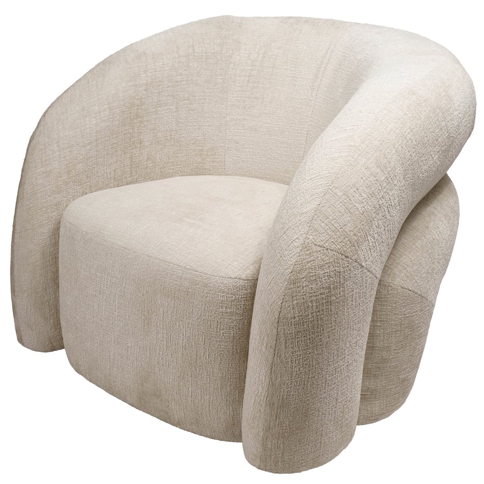 Swivel chair Vally, taupe 111, 87x89x72cm