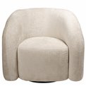 Swivel chair Vally, taupe 111, 87x89x72cm