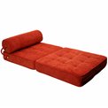 Sofa bed Valady, orange 55, 82x86x62cm