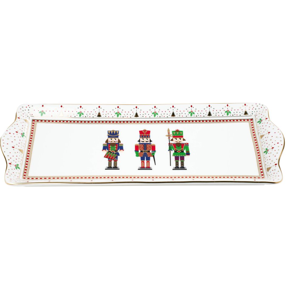 Serving platter Nutcracker, porcelain, 35x15cm