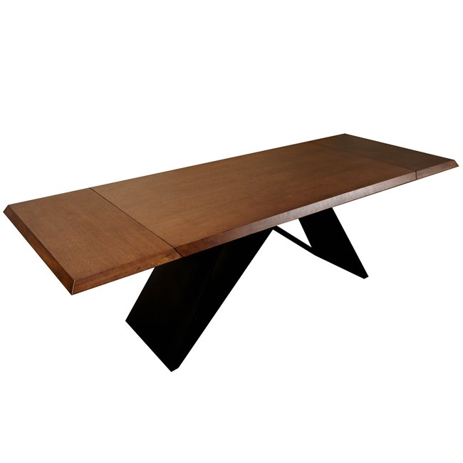 Extendable dining table Tilberg, MDF, 160-240x90x76cm