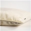 Decorative pillowcase Lotta, cream, with trim, 45x45cm