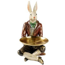 Decor Rabbit Plate, 28x18x36cm