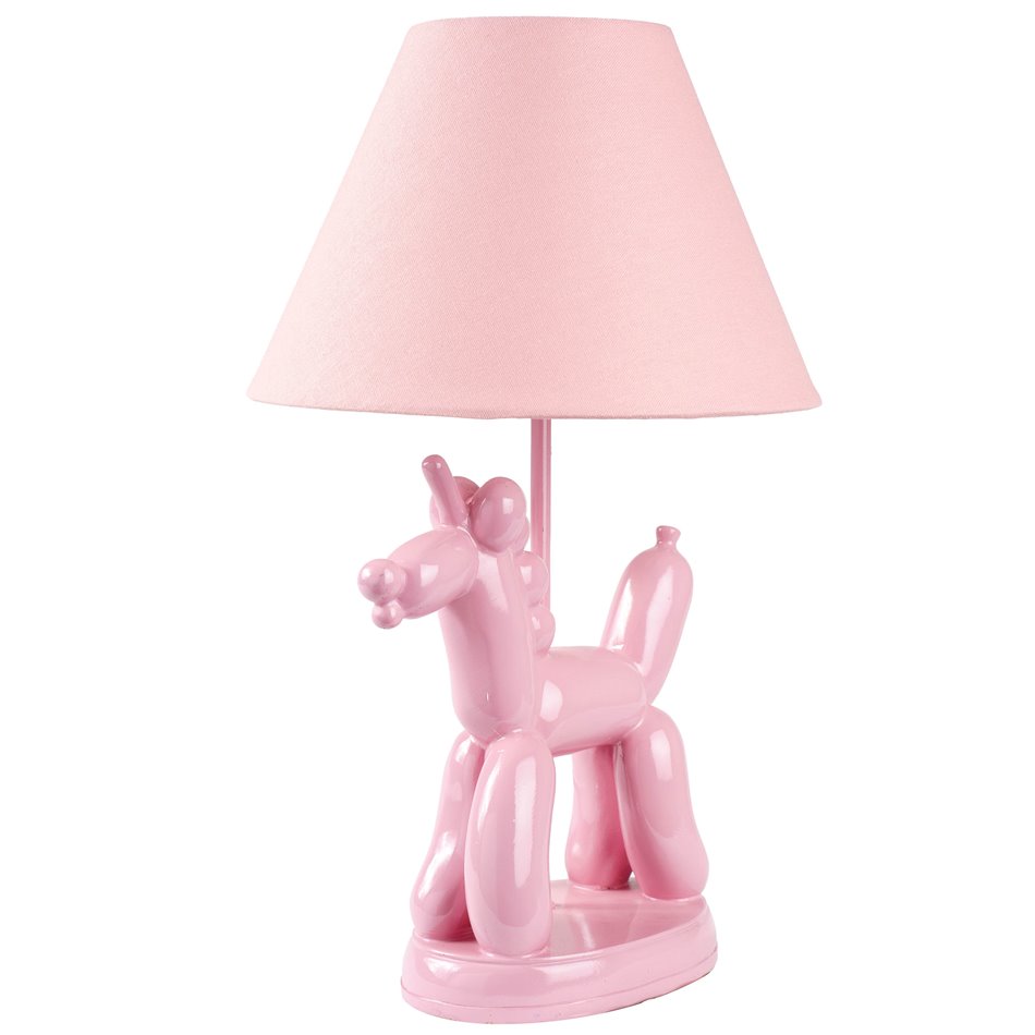 Table lamp Unicorn, rose, 26x26x45cm