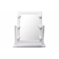 Mirror with LED Hollywood, 37x9xH40.5cm, AA