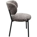 Chair Alfonso, grey, 80x59x54cm, seat height 48cm