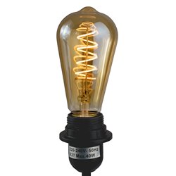 Deko bulb Teardrop ST64, E27, 2W LED, 125 lm, D6.4cm, H14.3cm