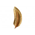 Wall decor Leaf, golden, 20x8.5x3cm