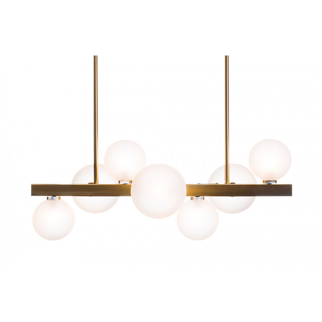 Ceiling lamp Rada, bronze tone, G9 7x35W, H68-138x75x28cm