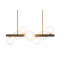 Ceiling lamp Rada, bronze tone, G9 7x35W, H68-138x75x28cm