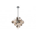 Pendant lamp Jonsberg, chrome, G9 10x28W, D48  H100cm