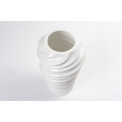 Vase Fariza, glazed white, 14.5x24cm