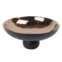 Decorative bowl Vienna, black/gold colour, D27x12cm