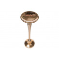 Candle holder, aluminium, champagne gold colour, 31x11x11cm